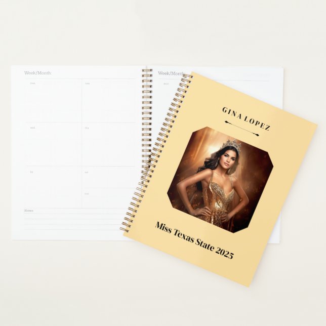 Carnet Pageant Planner (Devant avec enveloppe)