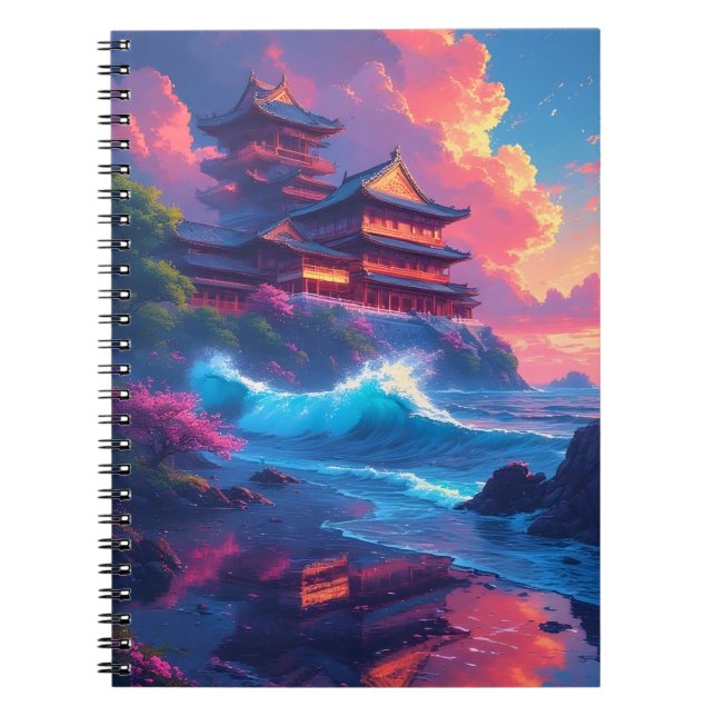 Carnet Pagode Dreamwave au bord de la mer (Devant)