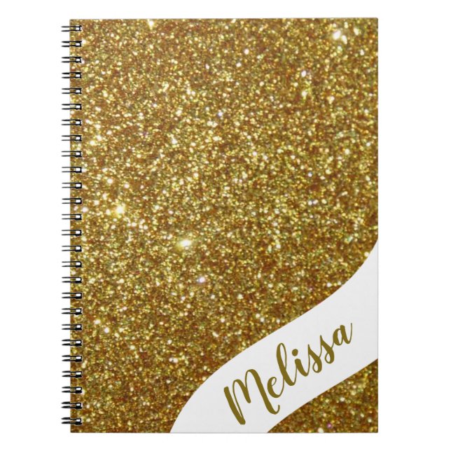 Carnet Pailleté personnalisé (Devant)