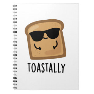 Carnet Pain totallement drôle de toast Pun