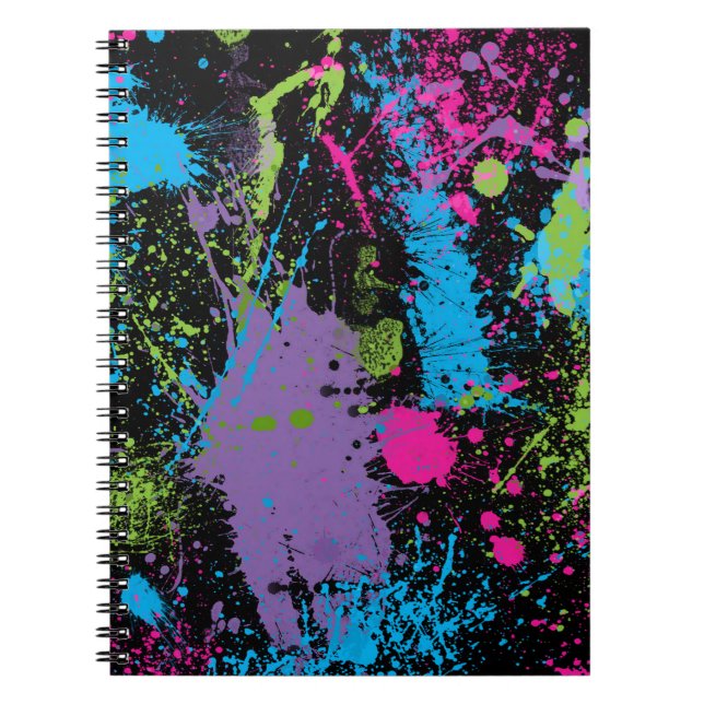 Carnet Paint Splater (Devant)