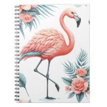 Paire de flamants tropicaux