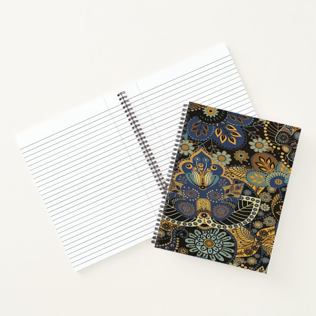 Carnet Paisley élégant (Intérieur)