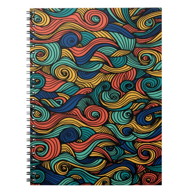Carnet Paisley haché (Devant)