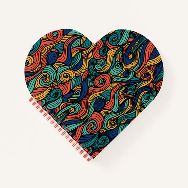 Carnet Paisley haché (Devant)