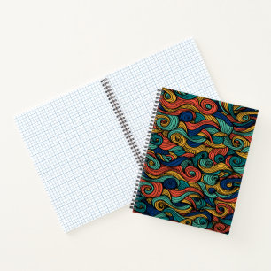Carnet Paisley haché