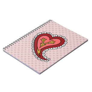 Carnet Paisley Heart