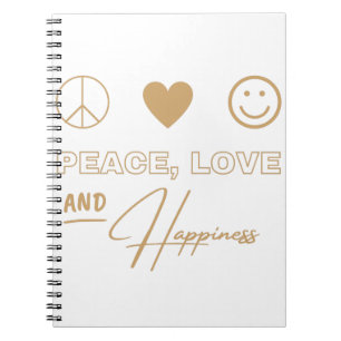 Carnet Paix Amour Et Bonheur
