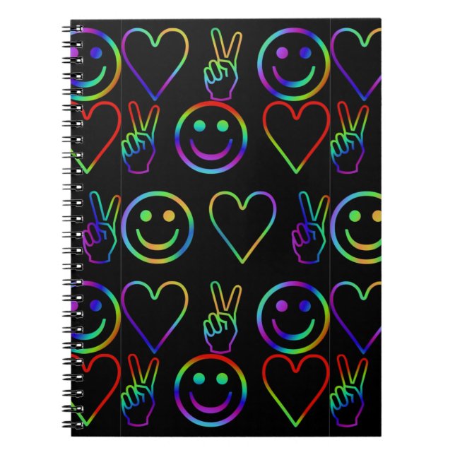 CARNET PAIX, AMOUR ET BONHEUR (Devant)