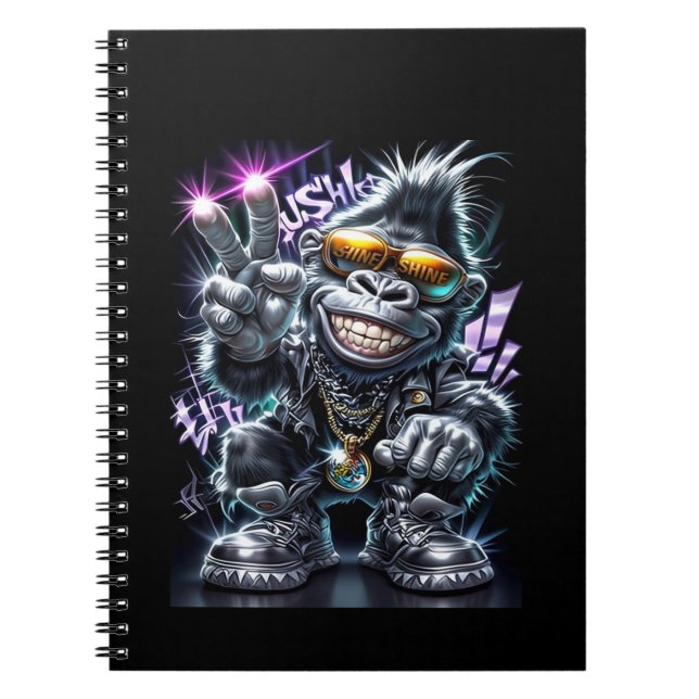 Carnet paix de gorille (Devant)