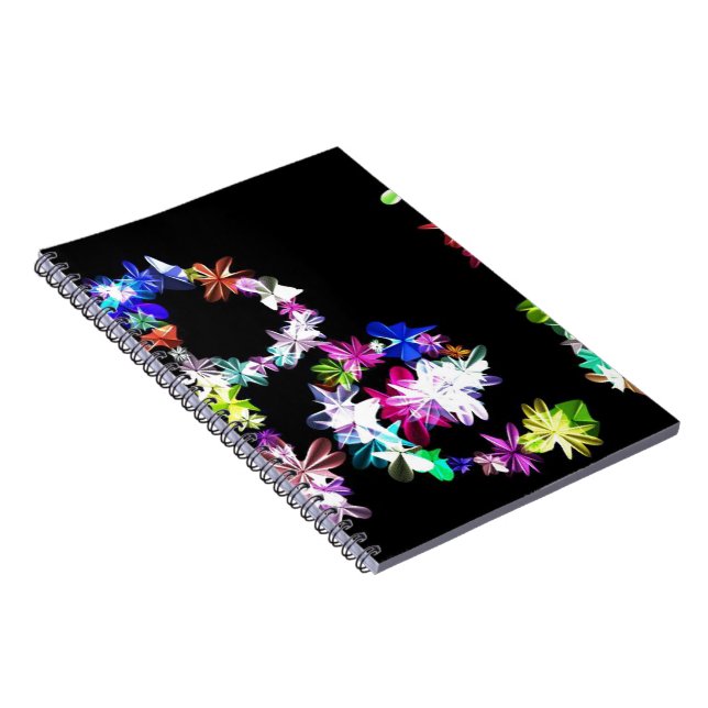 Carnet PAIX en fleurs Art Imprimer (Côté Droit)
