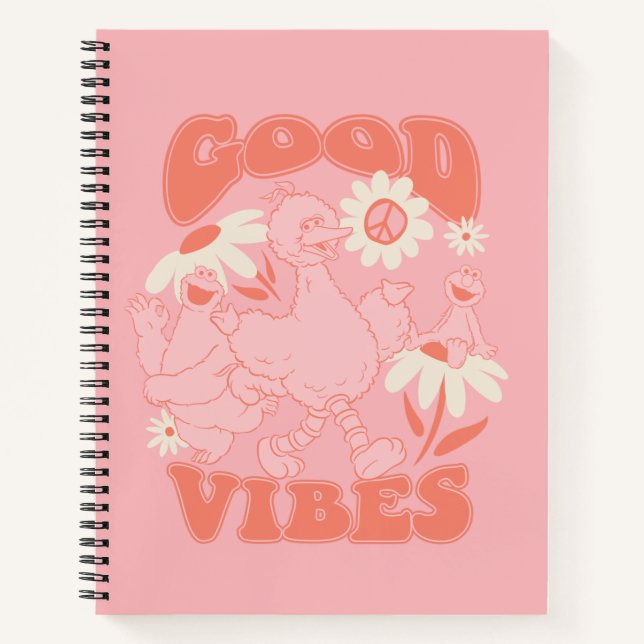 Carnet Pal de rue Sésame | GOOD VIBES (Devant)