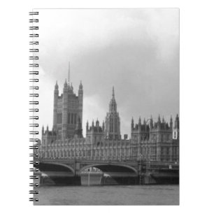 Carnet Palais blanc noir de Westminster