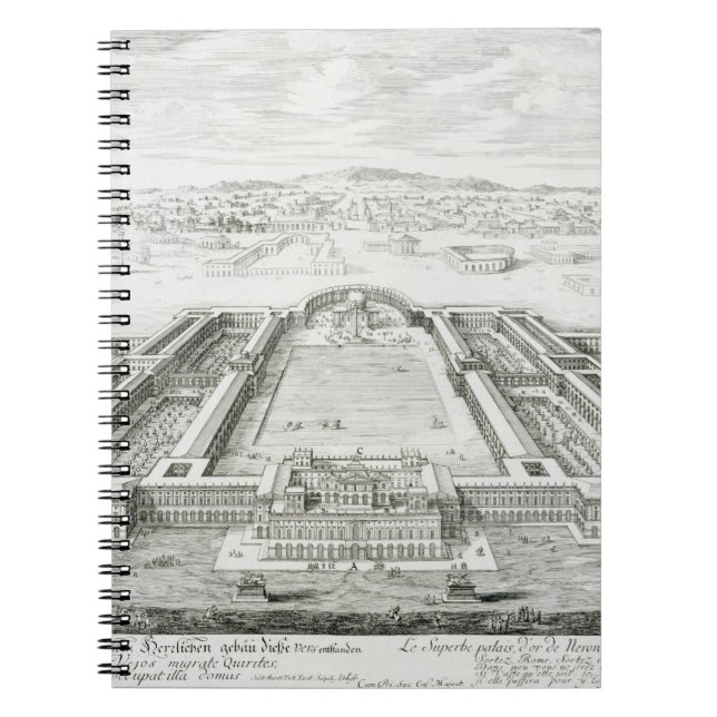 Carnet Palais d'or de l'empereur Nero (ANNONCE 54-68), (Devant)