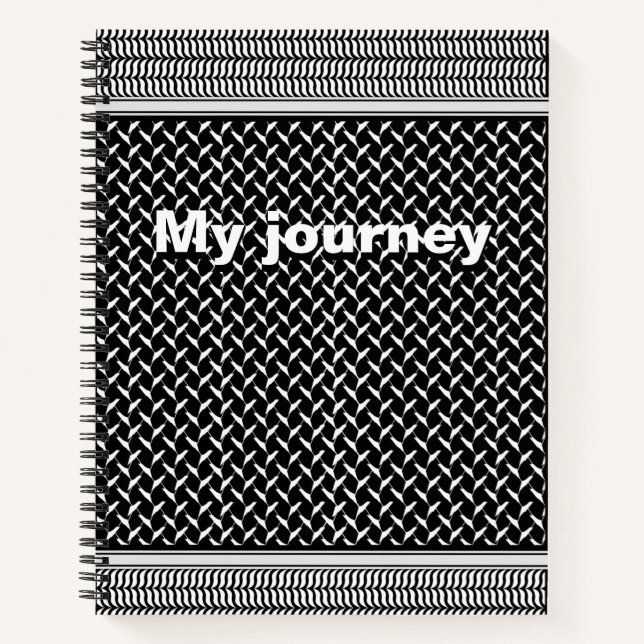 Carnet Palestinien Keffiyeh (Devant)