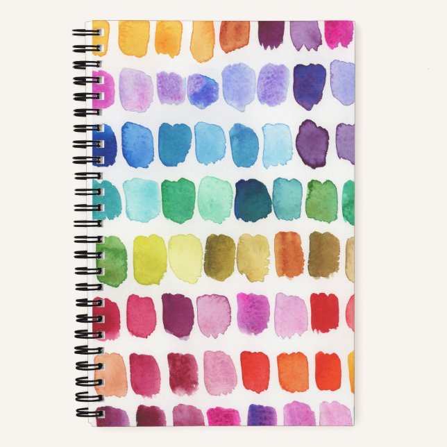 Carnet Palette Joyeuse de Couleurs - Été (Recto)