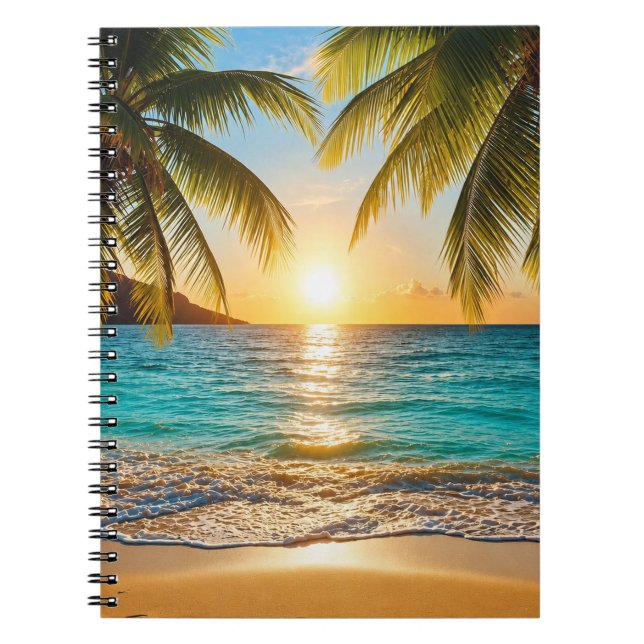 Carnet Palmeraie de l'heure dorée Palm Beach (Devant)