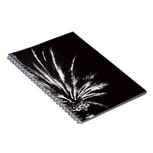 Carnet Palmier noir et blanc