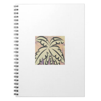 Carnet Palmiers noirs et blancs