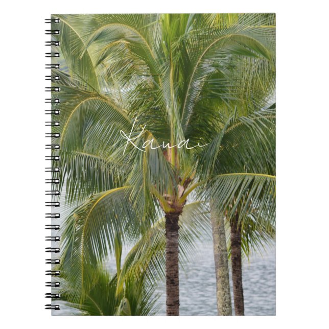 Carnet Palmiers Tropicaux Kauai (Devant)
