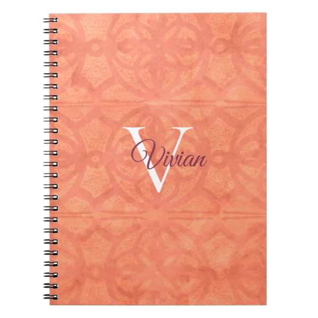 Carnet Pamplemousse rose (Devant)