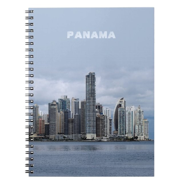 Carnet Panama Skyline (personnalisable en texte) (Devant)