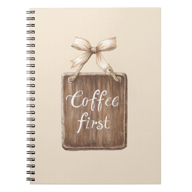 Carnet Pancarte Premier Café Arc (Devant)