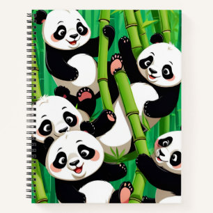 Carnet Panda Bambou