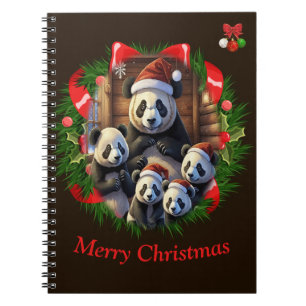 Carnet Panda Bear Joyeux Noël