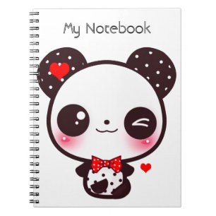 Carnet Panda de Kawaii
