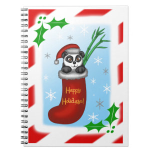 Carnet Panda de Noël