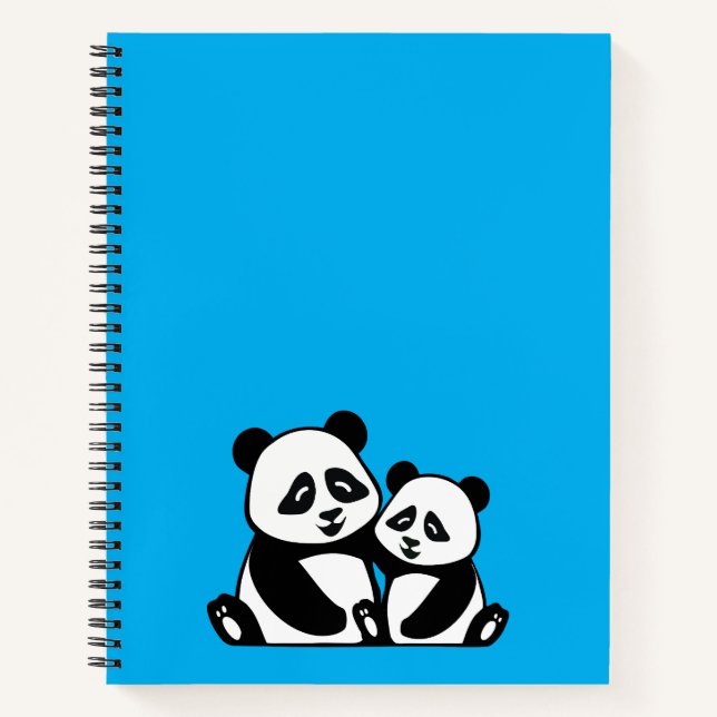 Carnet Panda Hugging (Devant)