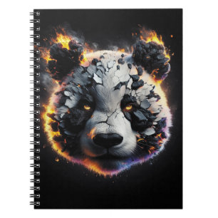 Carnet Panda Inferno – Panda Numérique de Feu