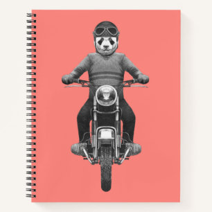 Carnet Panda Motorcyle Rider