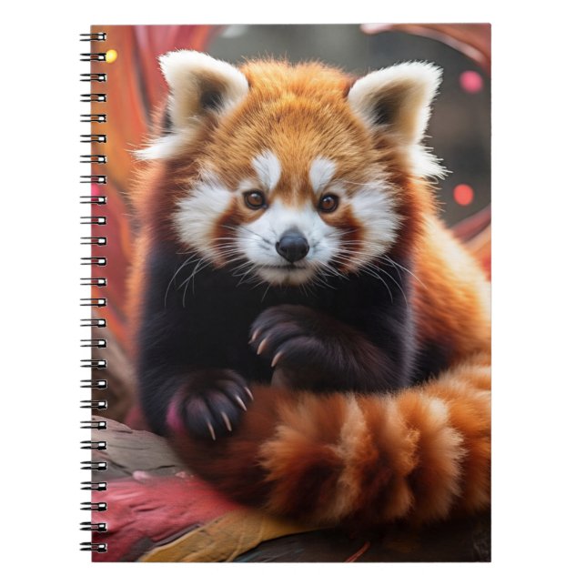 Carnet Panda rouge (Devant)