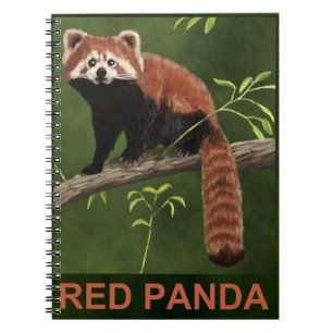 Carnet Panda rouge