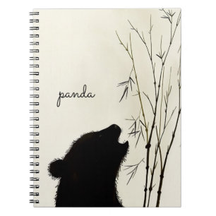 Carnet Panda Silhouette