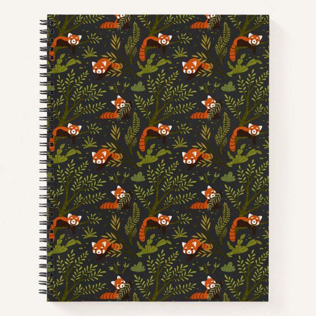 Carnet Pandas Rouges dans la Forêt Noire (Devant)