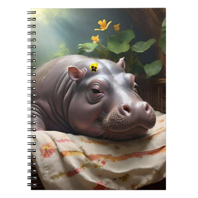 Carnet **"Panier de rêves : une petite sieste de bébé hip (Devant)