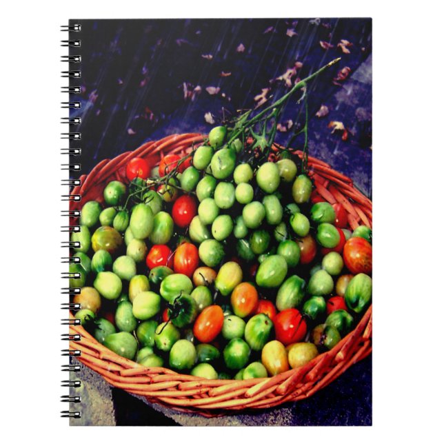 Carnet Panier de tomates (Devant)