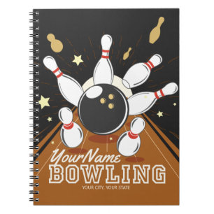 Carnet Paniers à balles de Bowler personnalisées