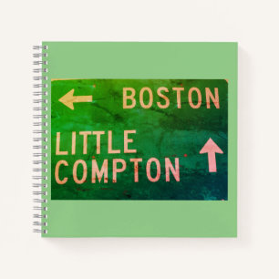 Carnet Panneau Boston, Little Compton, RI