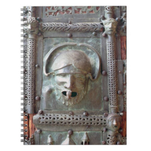 Carnet Panneau de gargouille de la porte gauche du