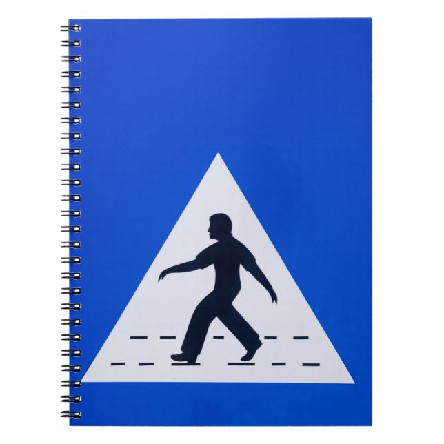 Carnet Panneau de passage pour piétons omanais - Mascate, (Devant)