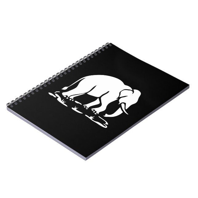 Carnet Panneau de trekking des éléphants asiatiques devan (Côté gauche)