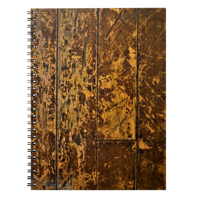 Carnet Panneau en bois de l'ancienne usine (Devant)