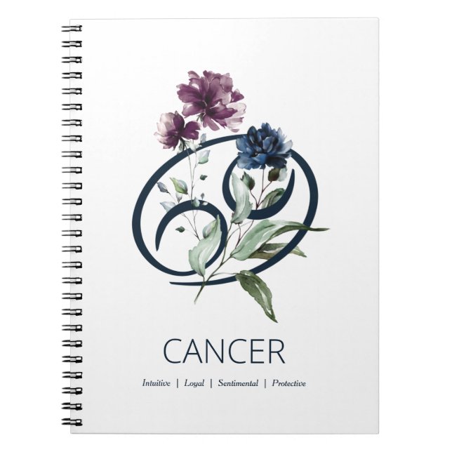 Carnet Panneau étoile du cancer Zodiac (Devant)