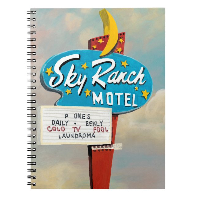 Carnet Panneau Sky Ranch Motel (Devant)