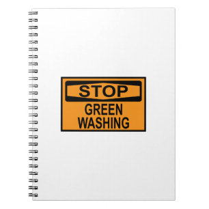 Carnet Panneau Stop au Greenwashing