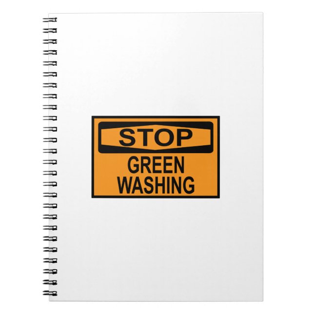 Carnet Panneau Stop au Greenwashing (Devant)